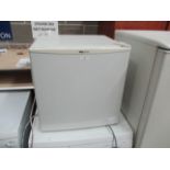 A Proline white table top fridge