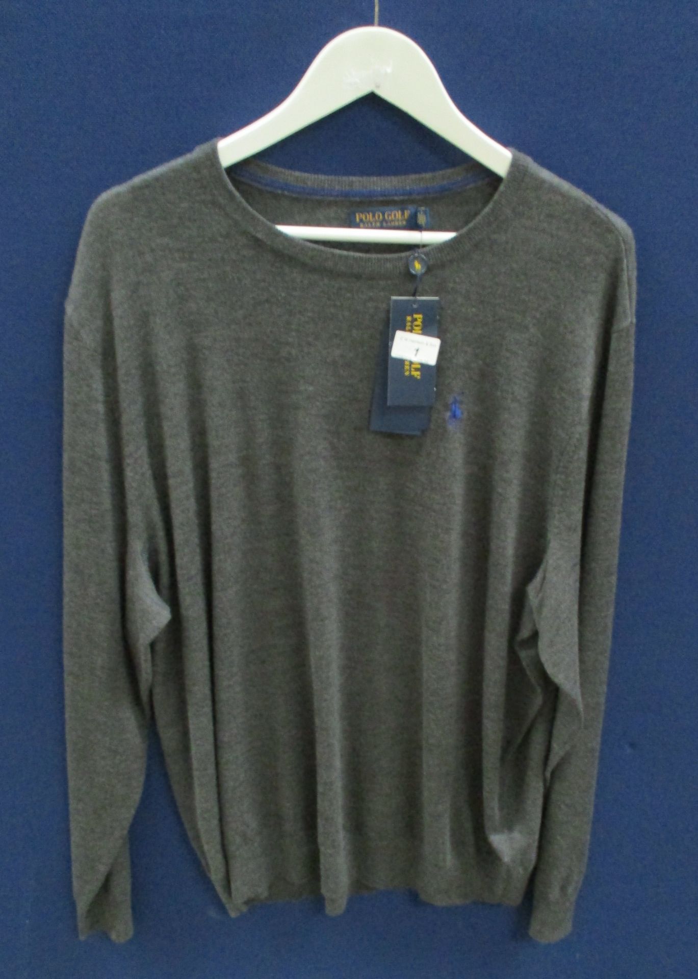 Ralph Lauren Polo Golf long sleeve jumper - grey heather - XXL RRP £120