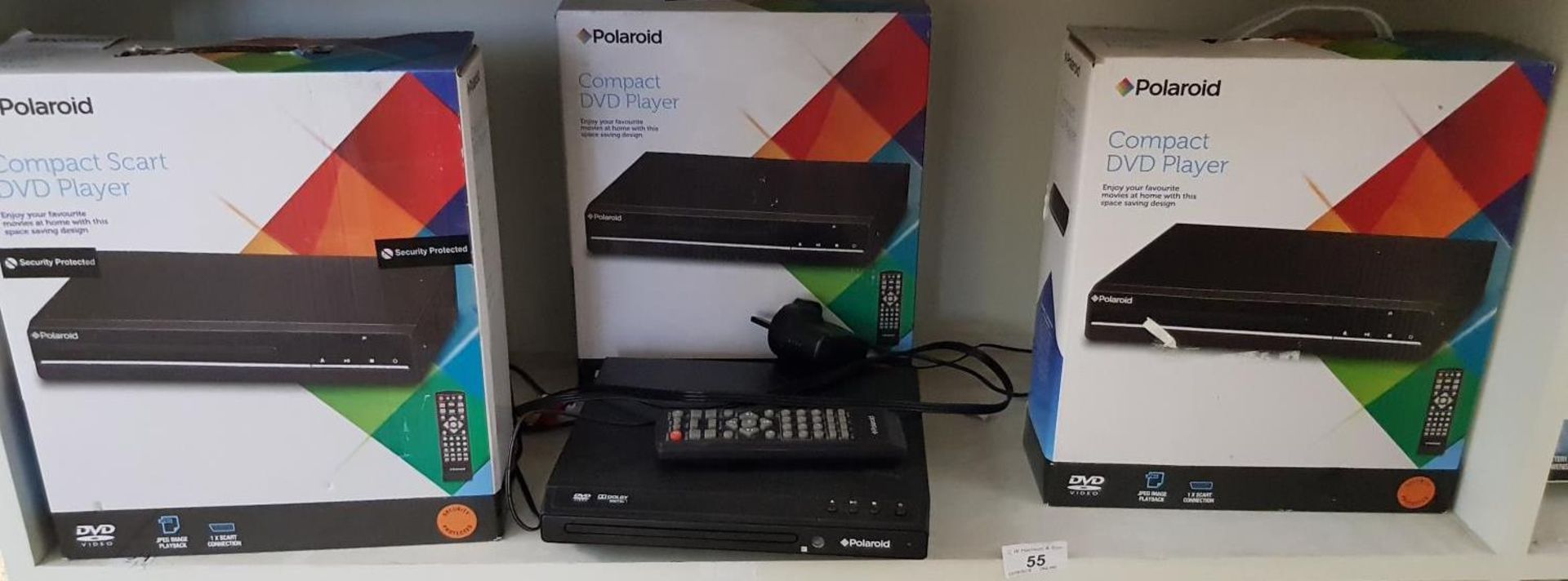 (3x) Polaroid Compact DVD Player