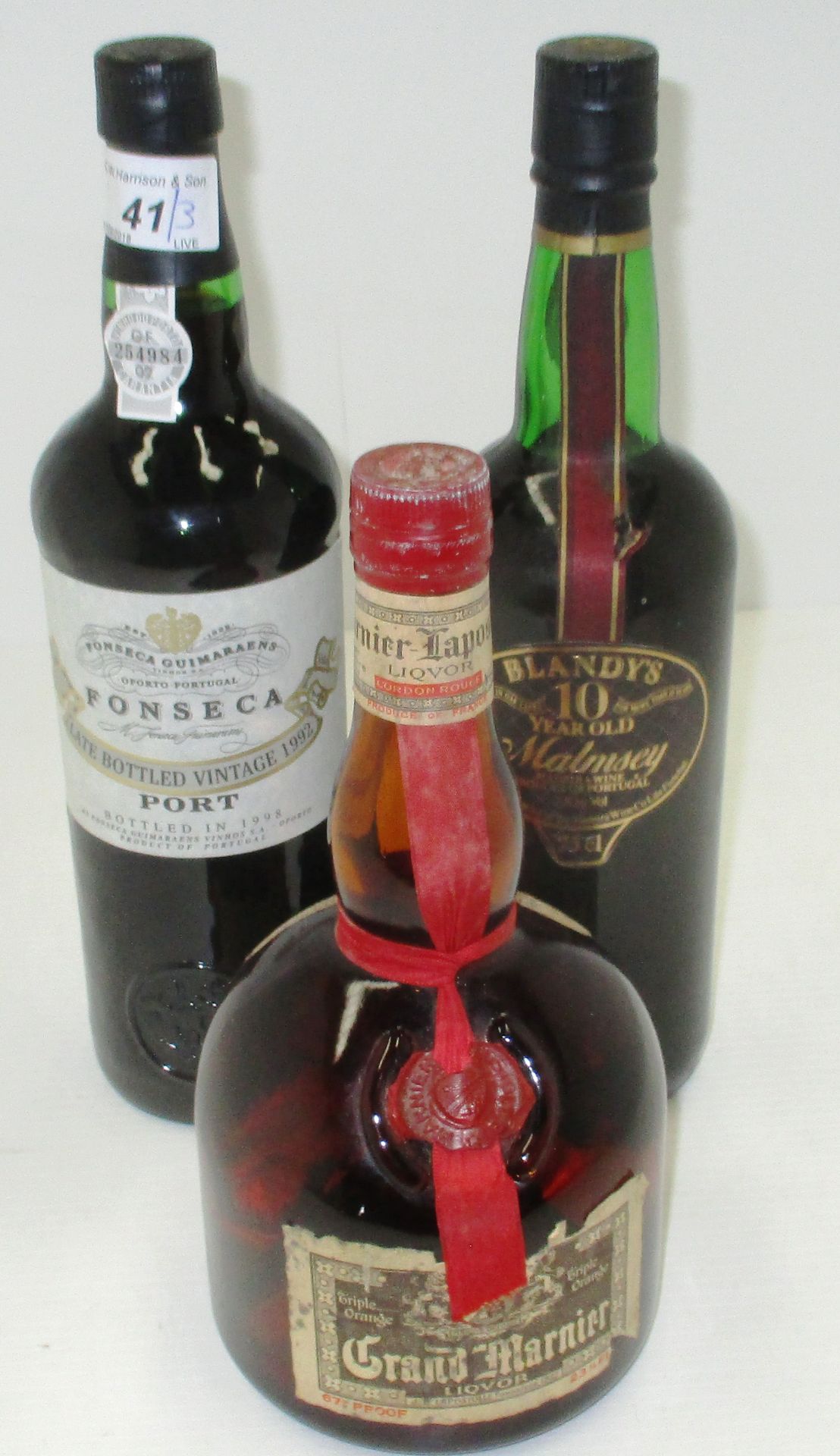 A 75cl bottle of Fonesca Late bottled vintage 1992 port,