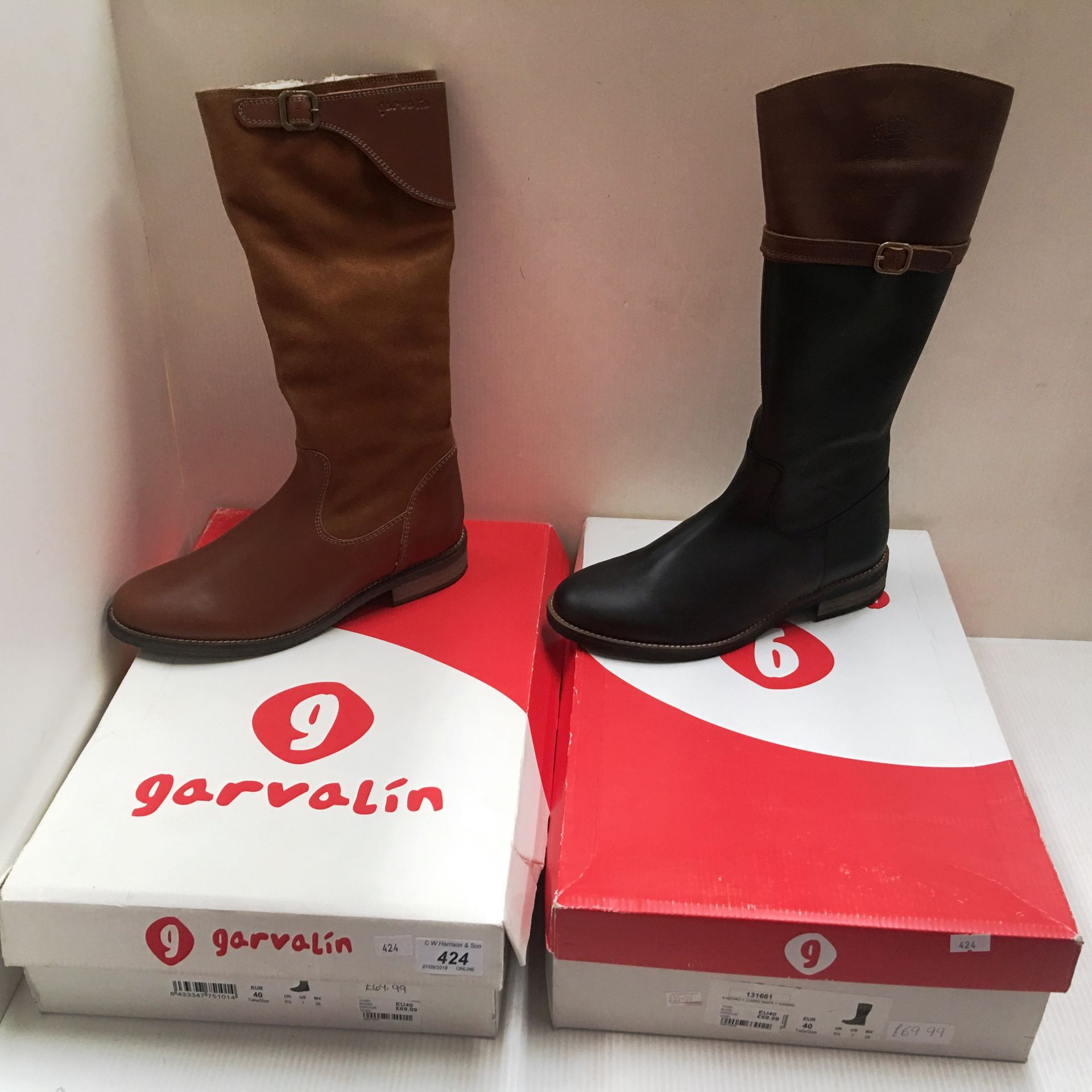 2 x pairs of adult's boots - Garvalin -