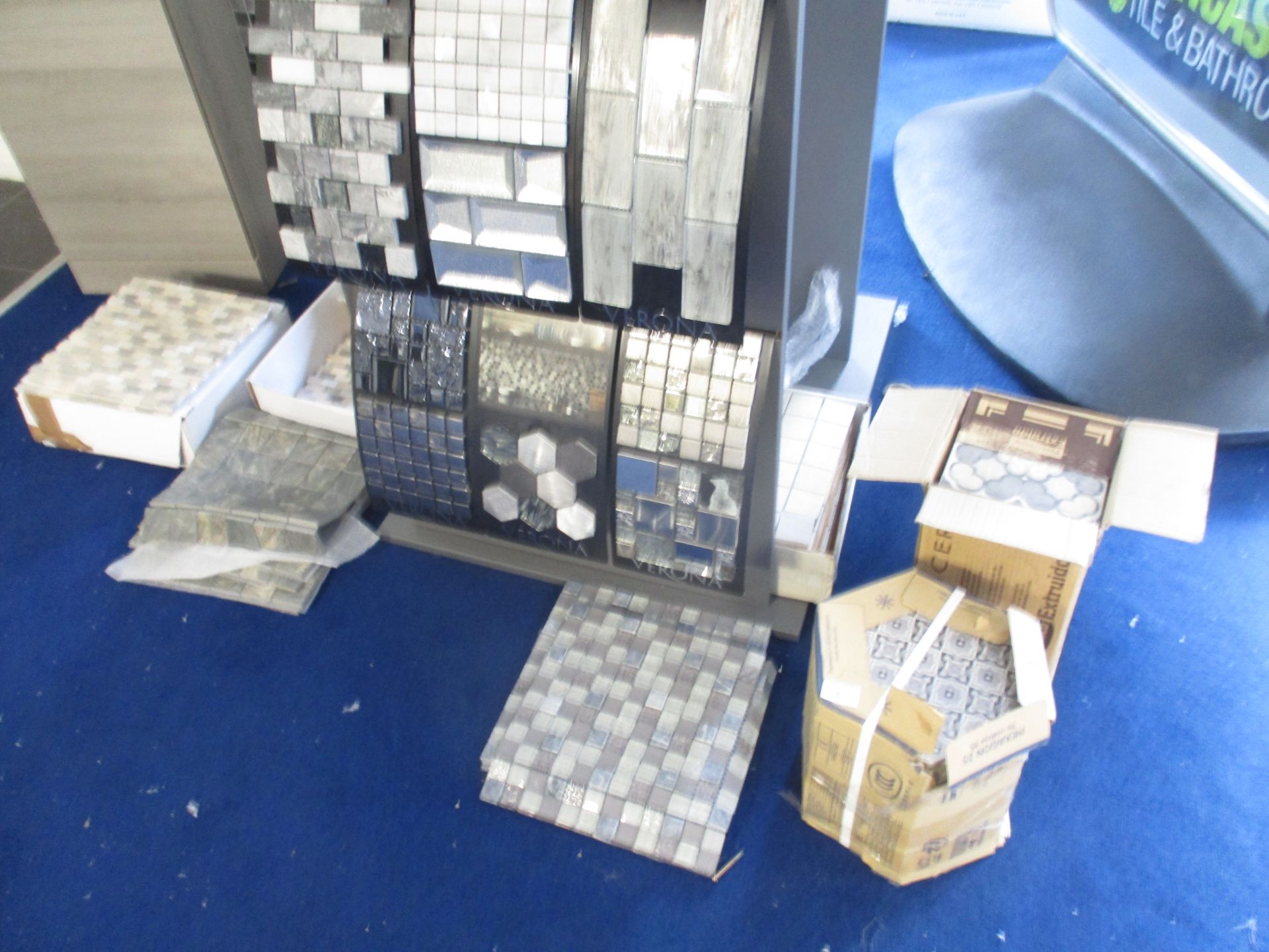 Quantity of assorted packs of mosaic and other tiles