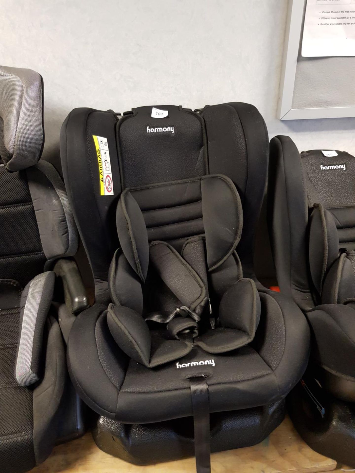 Harmony Car Seat Front / Back Facing (Gr