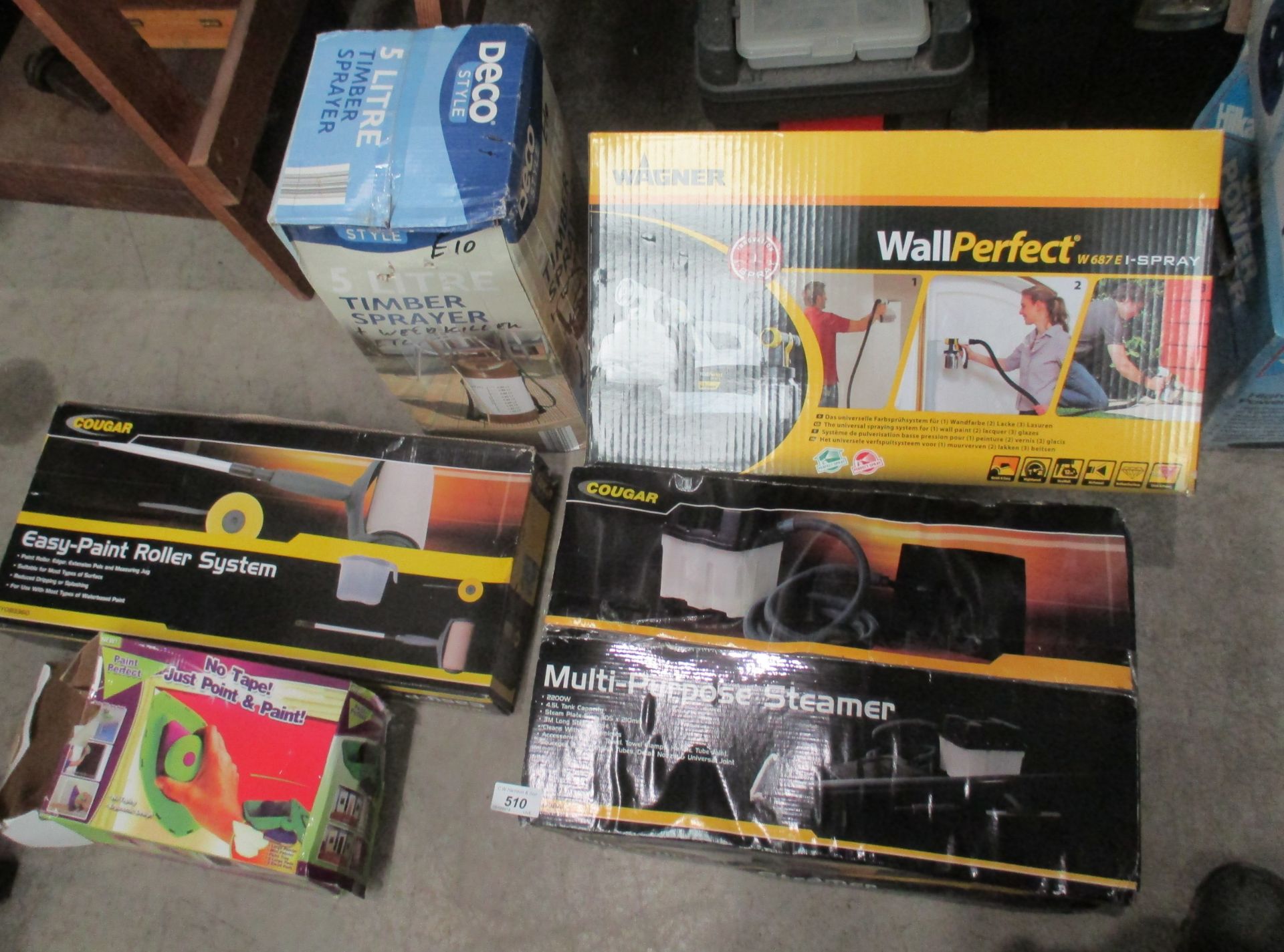 5 x items - a Wagner Wallperfect W687Ei-Spray Universal spraying system - boxed,