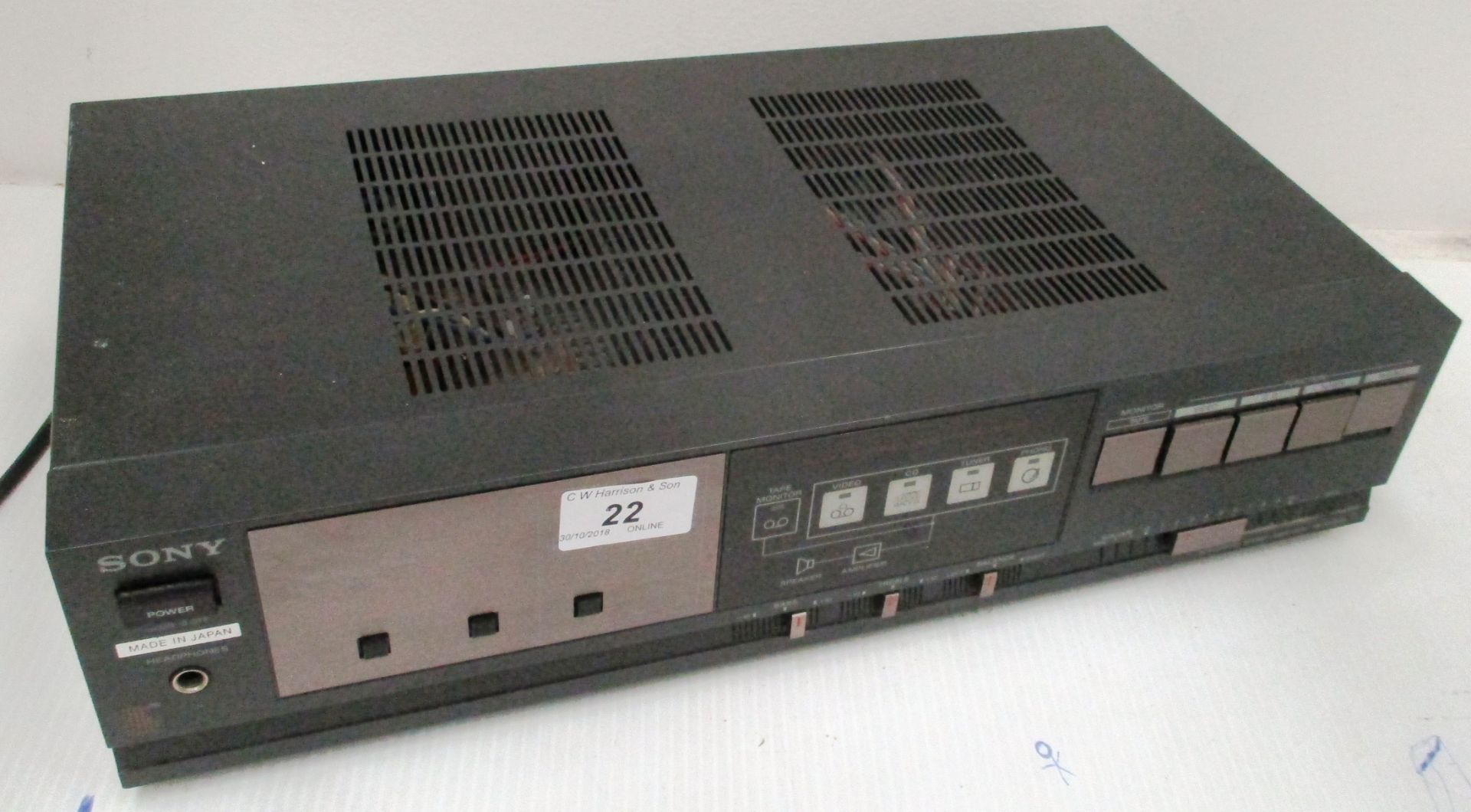 Sony TA AX220 amp system