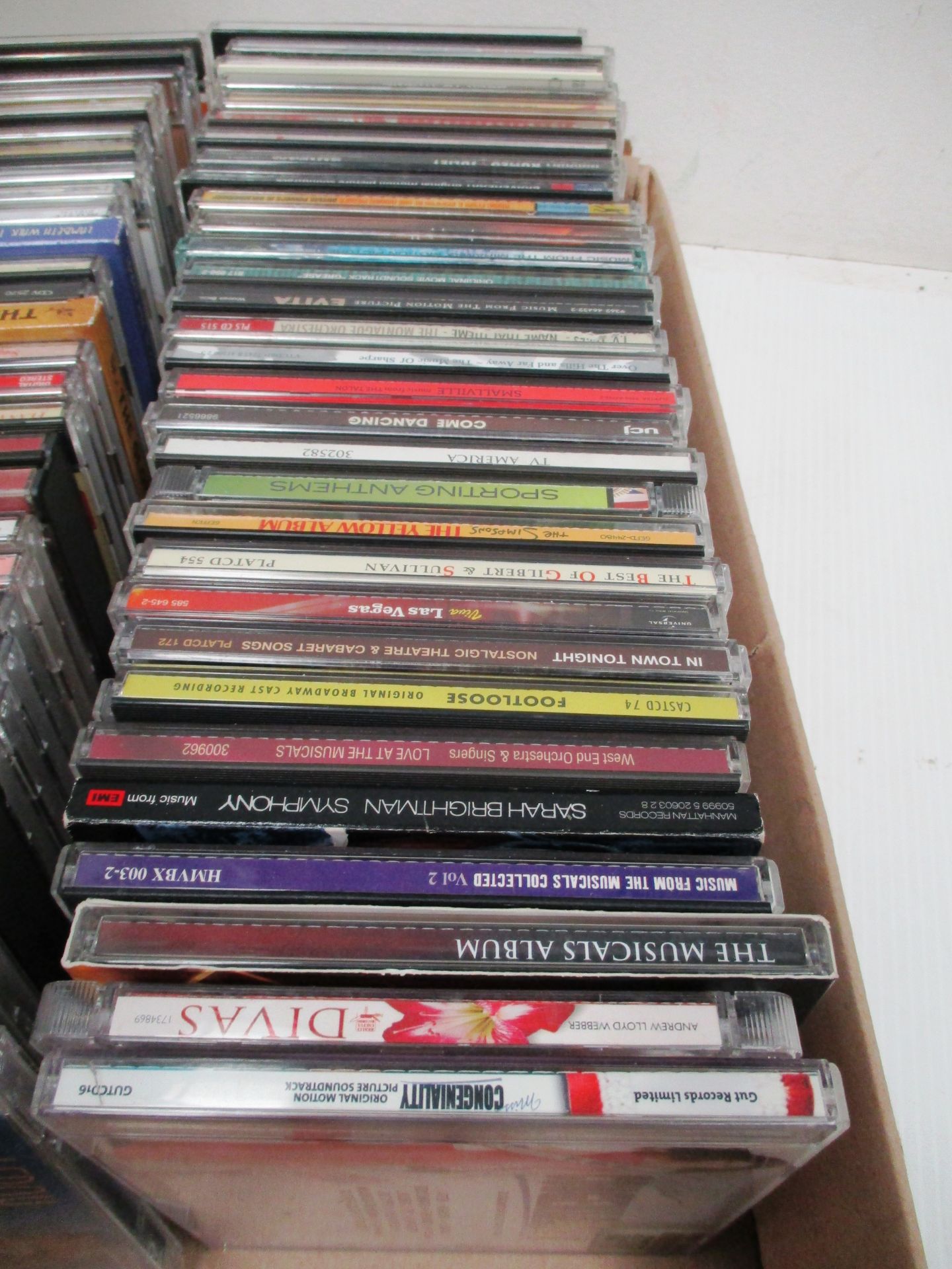 Approximately 30 x film/TV/musicals CDs