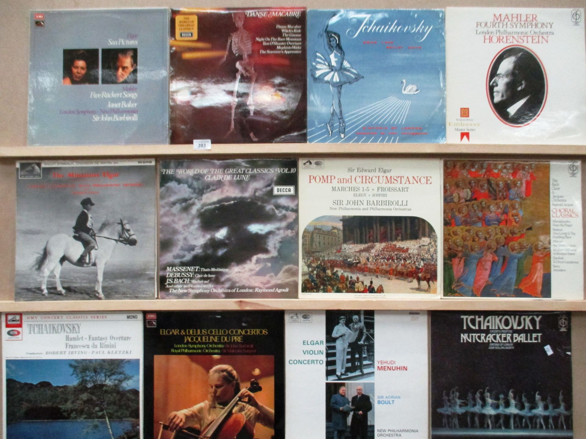 50 x assorted LPs - ballet, classical, etc - Elgar, Handel, Chopin, Tchaikovsky,