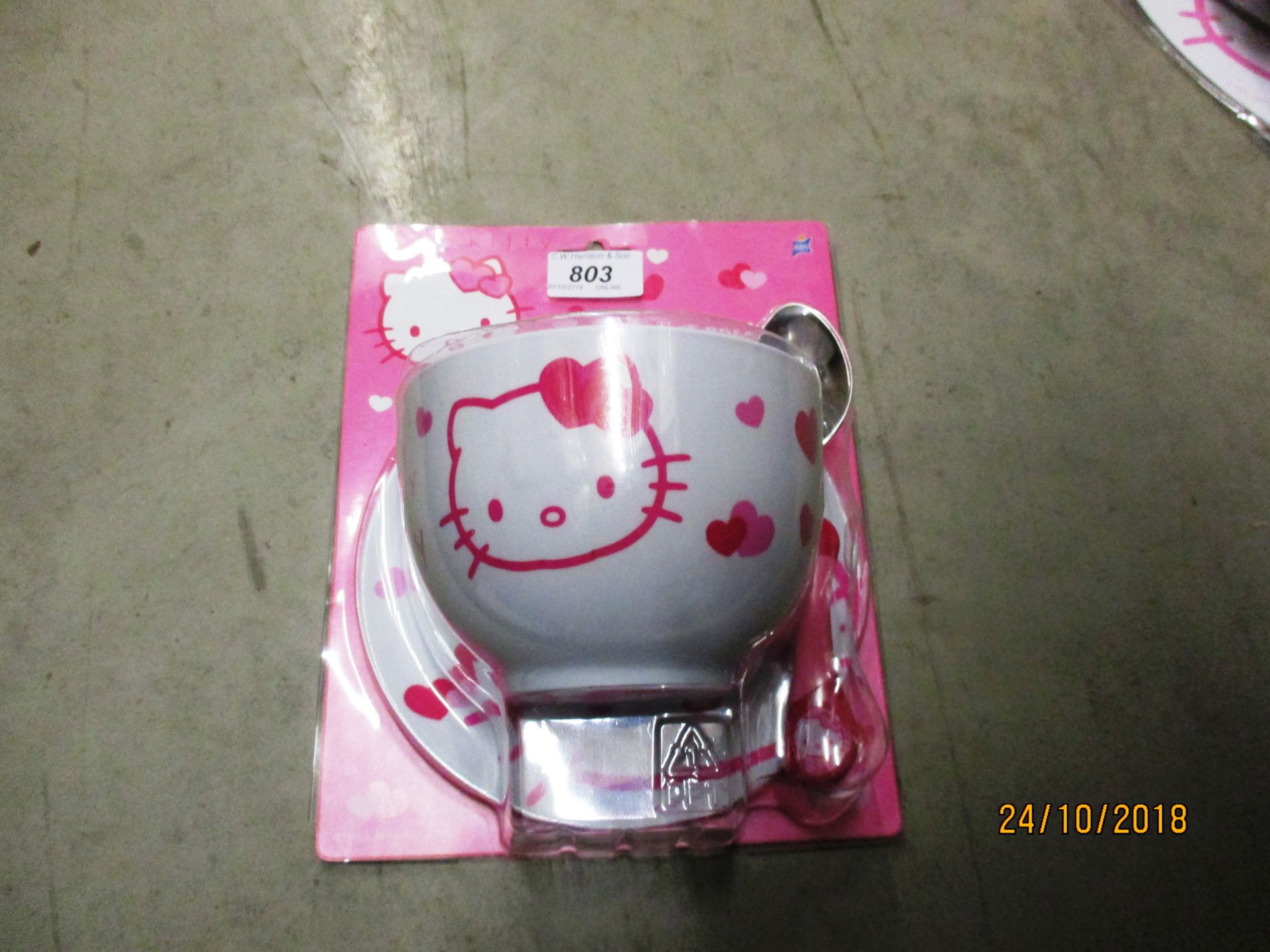 9 x Hello Kitty breakfast sets