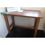 One mahogany high table 120cm x 60cm x 92cm