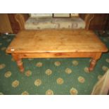 Pine coffee table 120cm x 60cm x 47cm