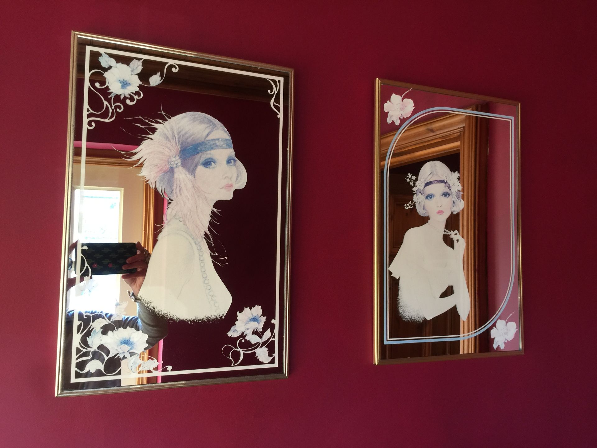 Raffles hotel print, two mirror prints, - Image 2 of 4