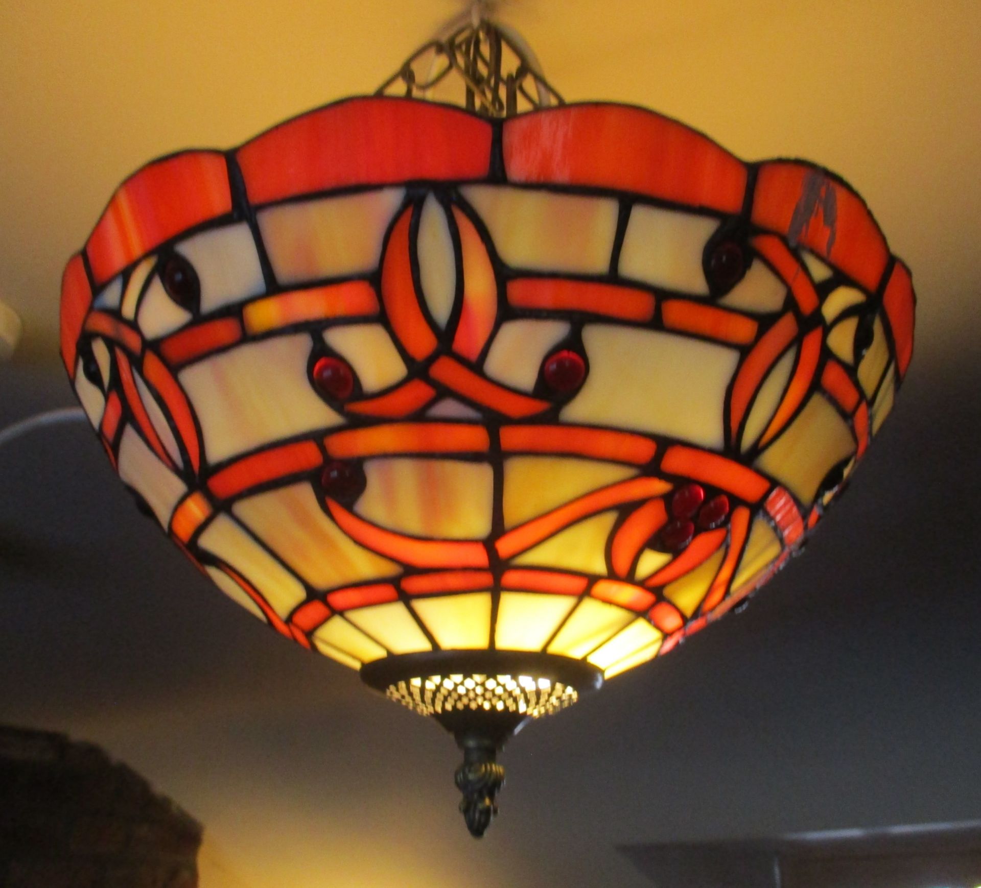 Tiffany style ceiling lamp shade approx.