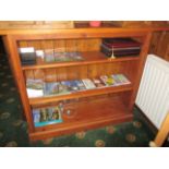 Pine bookcase 140cm x 34cm x 106cm (excluding contents)