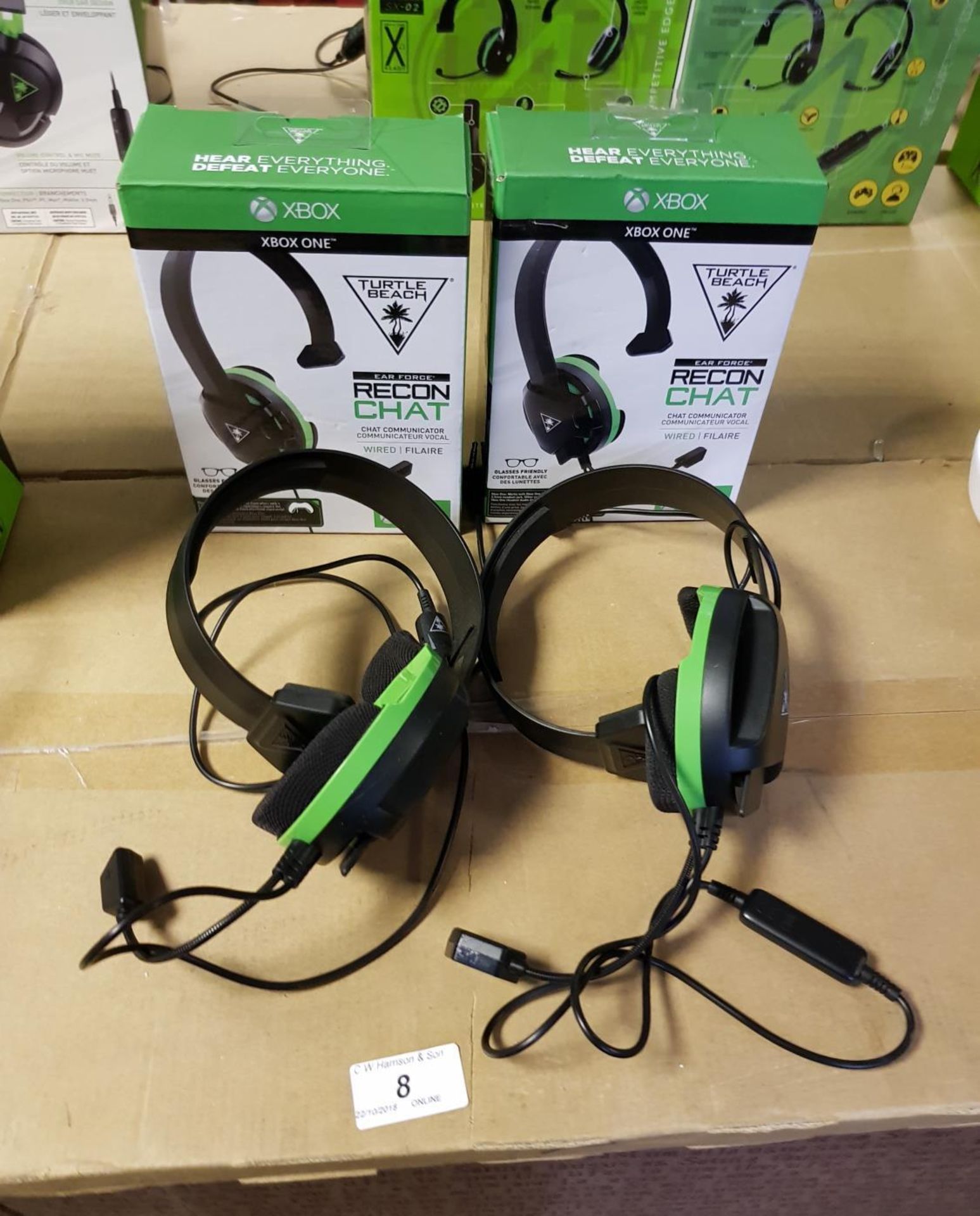 (2x) Turtle Beach Recon Chat Xbox Gaming Headsets