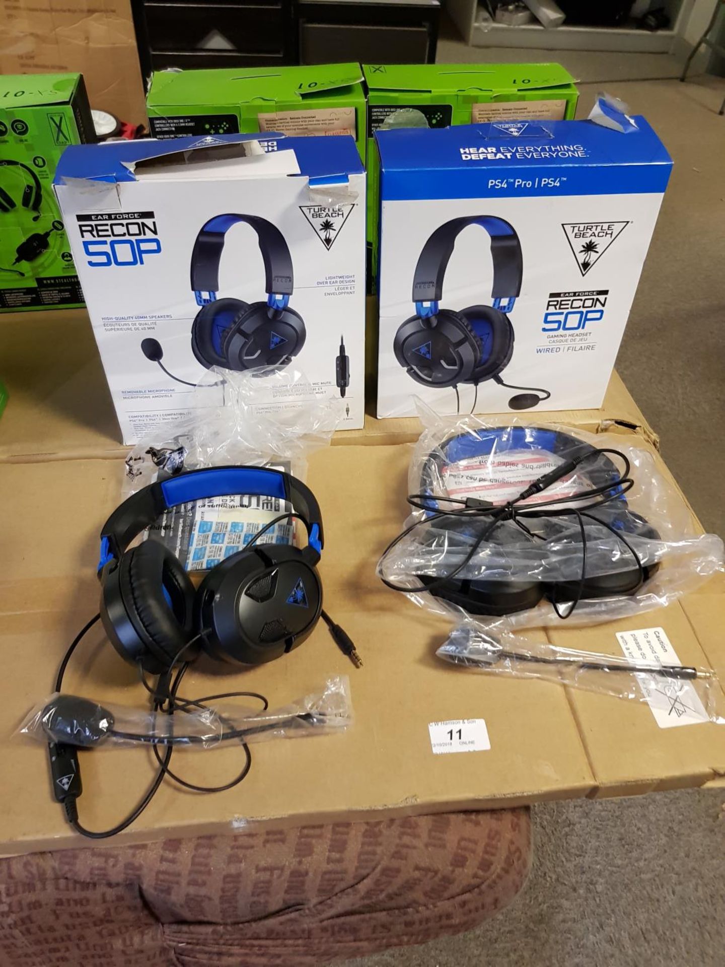 (2x) Turtle Beach Recon 50P Gaming Heads