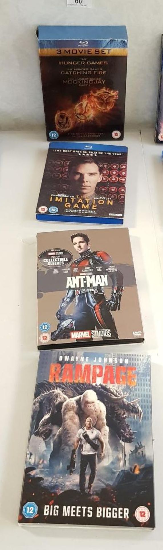 (2x) Mixed Blu Ray & (2x) Mixed DVDs