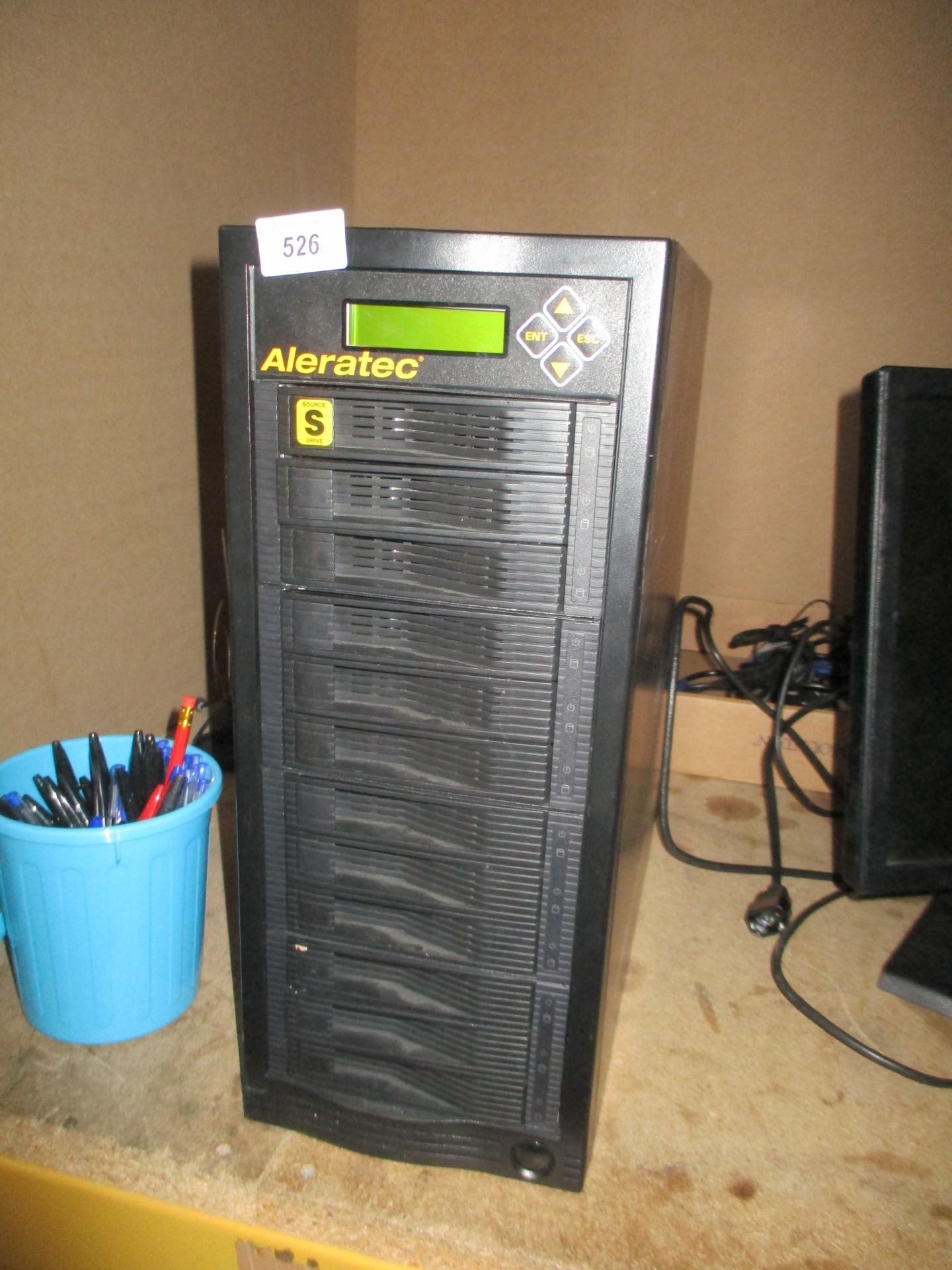 An Aleratec server complete with power lead