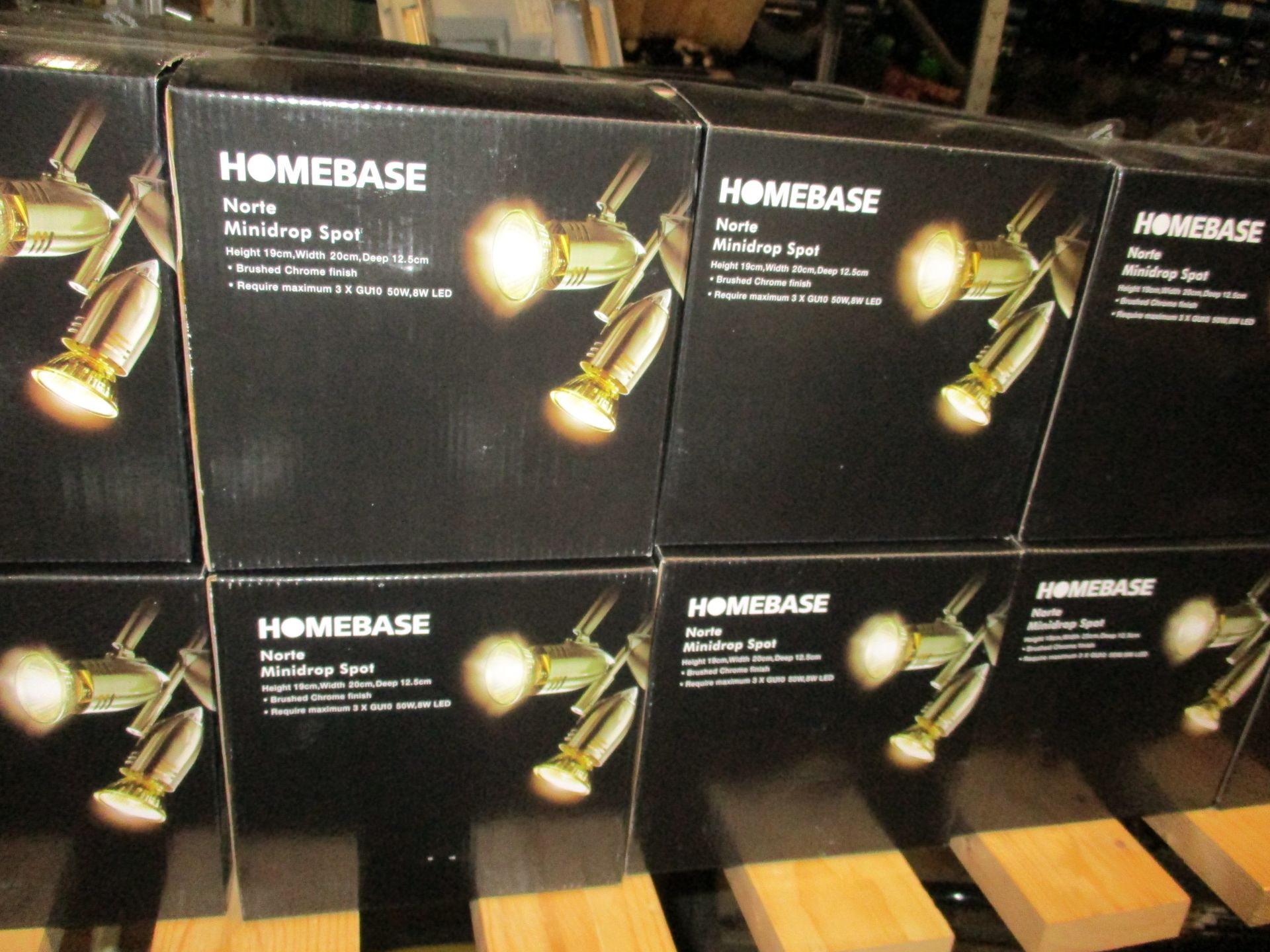 5 x Homebase Norte minidrop spot lights