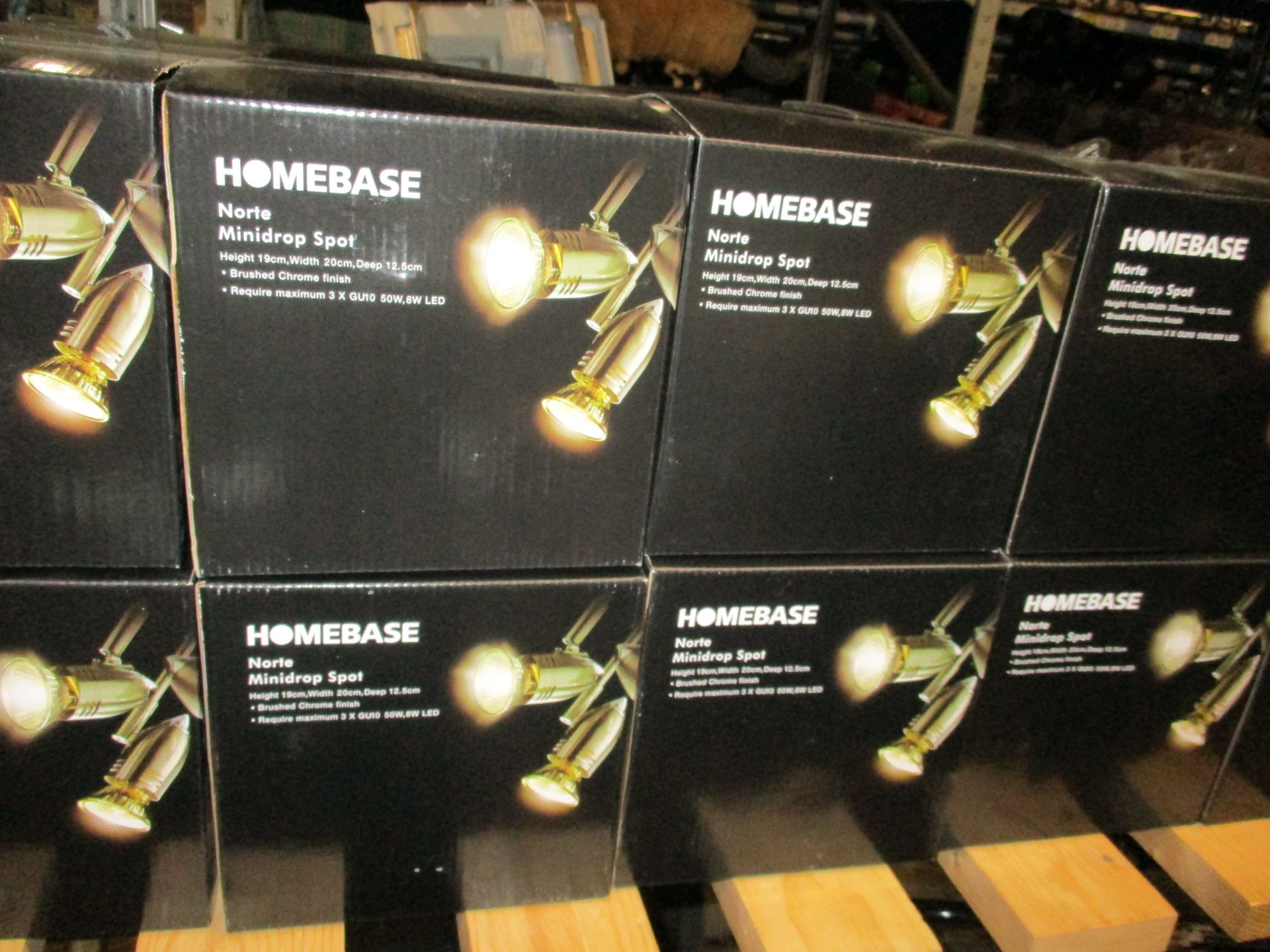 5 x Homebase Norte minidrop spot lights