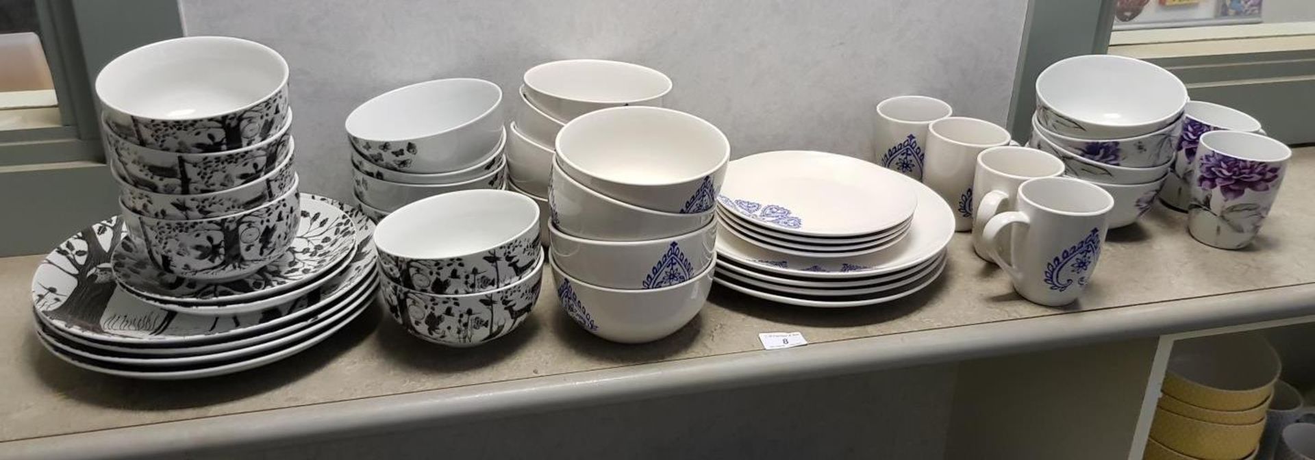 43 Piece Mixed Dinner Sets – to include