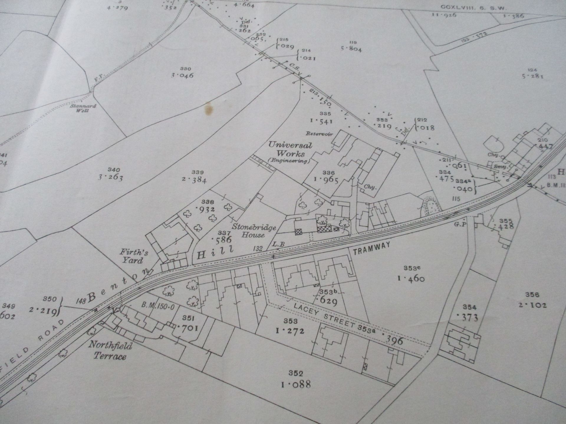9 x ordnance survey maps relating to the Wakefield area scale 1/1250 each 74 x 104cm published by - Image 7 of 17