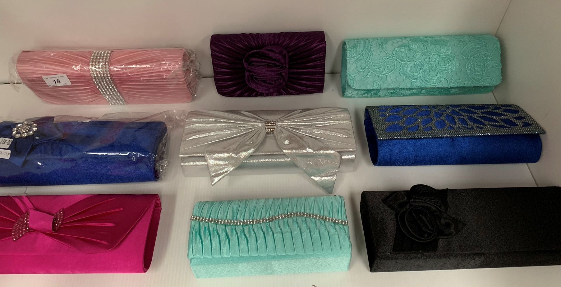 9 x assorted evening bags by Koko, etc.