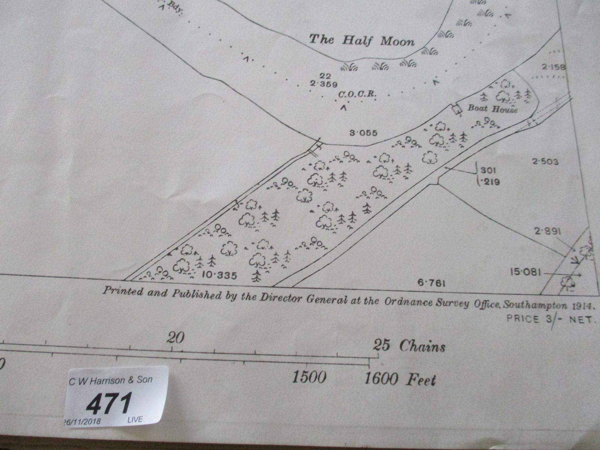 9 x ordnance survey maps relating to the Wakefield area scale 1/1250 each 74 x 104cm published by - Image 4 of 17