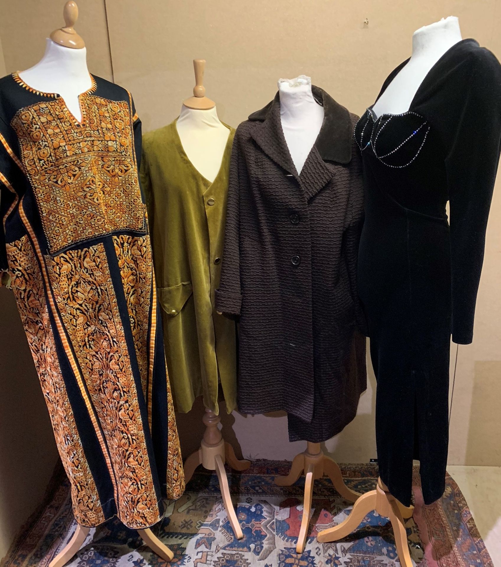 Four items ladies clothing - kaftan, dress,