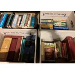 Contents to four boxes of books - surgery, orthopedics, novels, history of modern Britain etc, etc.
