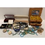 Collection of watches and costume jewellery
