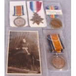 Three First World War medals, comprising two British War medals 1914-1920,