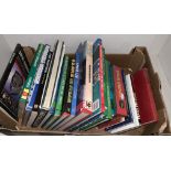 Contents to box - books relating to railways, engines including Haynes Manuals,