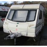 ABBEY GTS VOGUE 212 2 berth caravan - 1998 - cream serial number 5GD5098 - 5WW0091045 max.