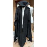 Academic gown by Ryder Annies Cambridge together with cap,