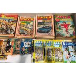 A large collection of Tiger and other comics (1980s),