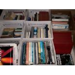 Contents to 8 boxes of books - history, art, nature, novels, etc.