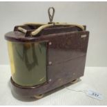 A Gebr Winter Jungingan Hoherz Hohenschreiber 1930s German aircraft barograph in brown Bakelite