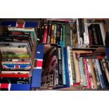 Contents to 3 boxes - books relating to naval,
