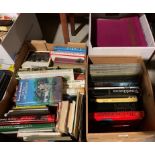 Contents to three boxes of books - Shakespeare, history etc.