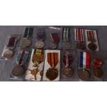 A collection of thirteen various medals including George V Special Constabulary medal,
