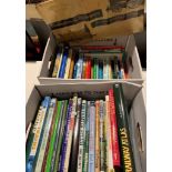 Contents to two boxes of books - railways,