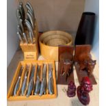 Jean Patrique professional knife set, steak knives and forks,