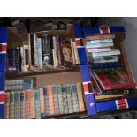 Contents to 3 boxes - Companion Book Club novels, Giles comedy books, novels by Gervase Phinn, etc.