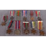 Eleven Second World War medals including some replicas
