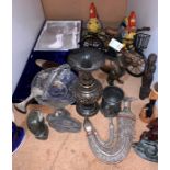 Ornaments including metalware,