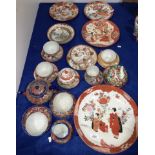 A collection of Japanese Kutani and other porcelain,