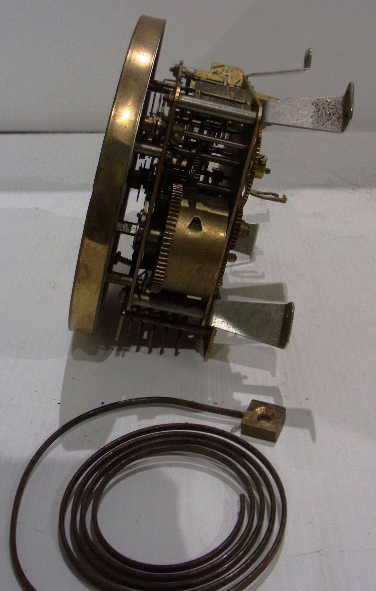 Chiming clock mechanism with Roman numeral face (as is) - Image 2 of 2