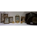 Ten assorted clocks