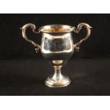 A silver trophy cup, North Middlesex Golf Club 1909, Mappin & Webb,