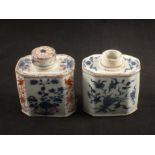 Two 18th Century Chinese blue,